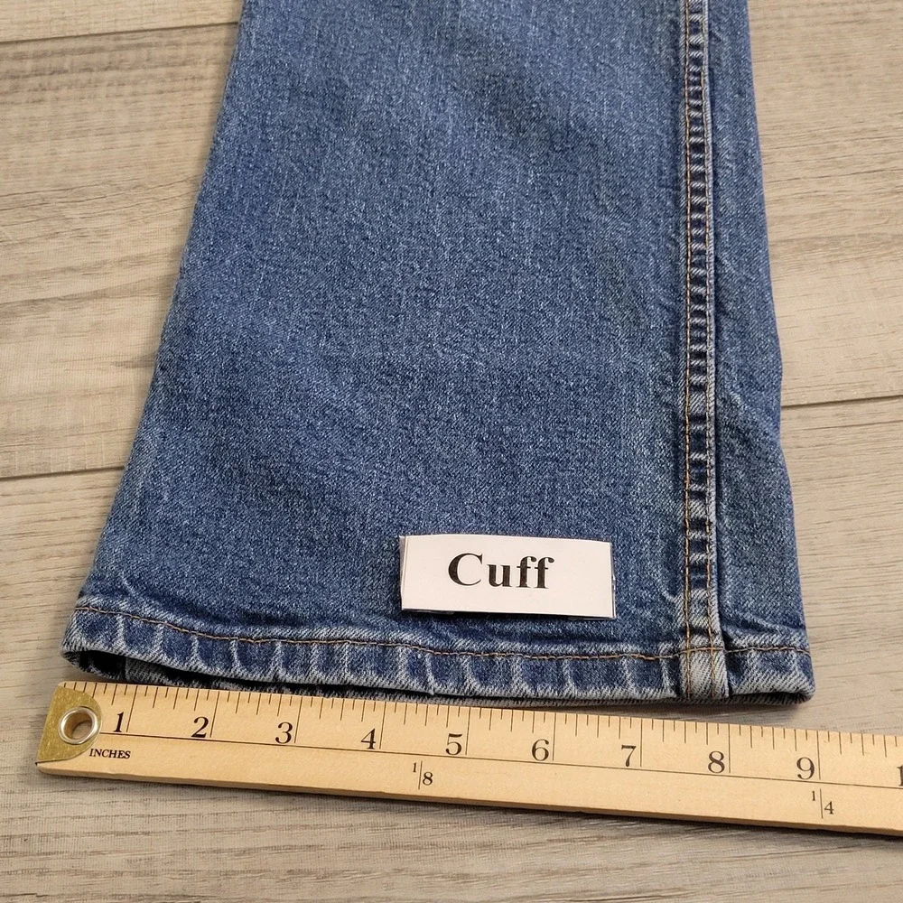 👖Vintage 90s Levi's 517 Bootcut Jeans Mens 34x31 Blank Red Tab Made USA Western